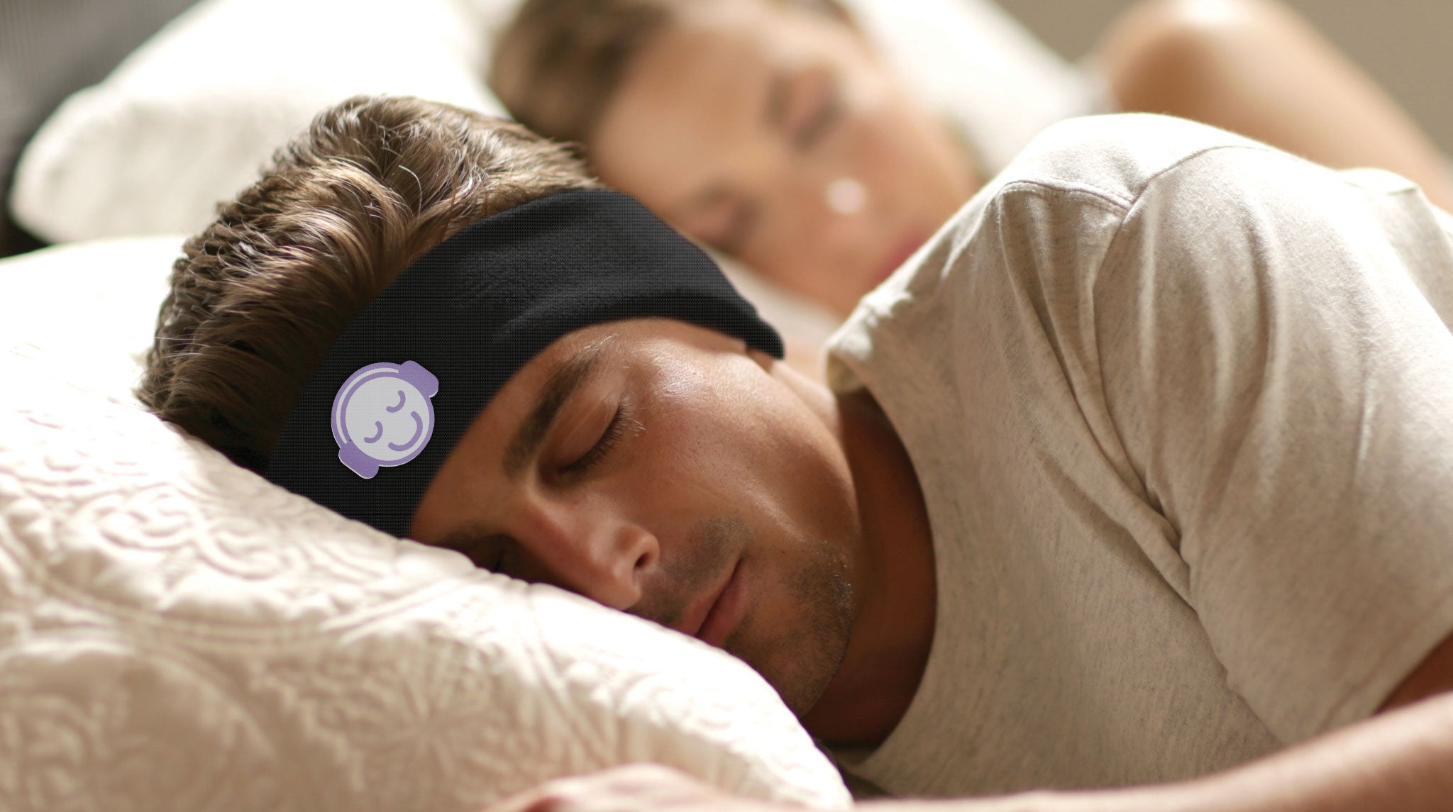 SleepPhones® Effortless™ with Customized "Sleep With Me" Podcast Headband
