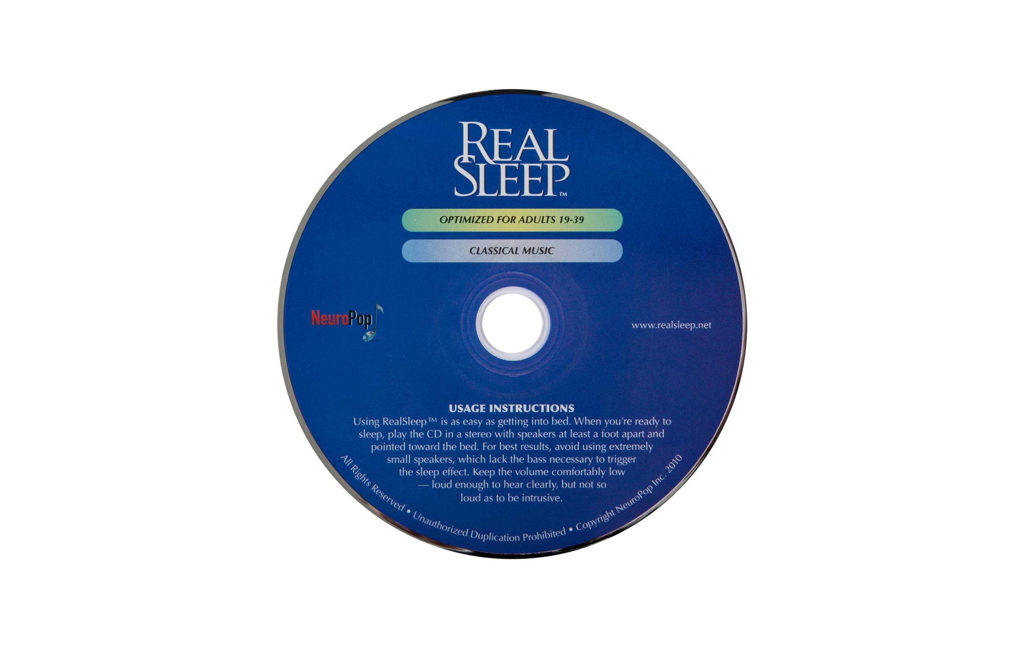 Dr. Horowitz: RealSleep para adultos jóvenes (19-39)