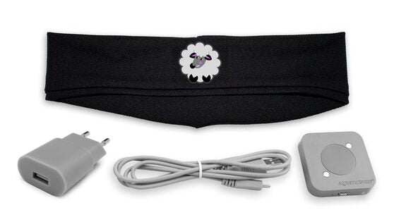 SleepPhones® Effortless™ with Customized "Sleep With Me" Podcast Headband