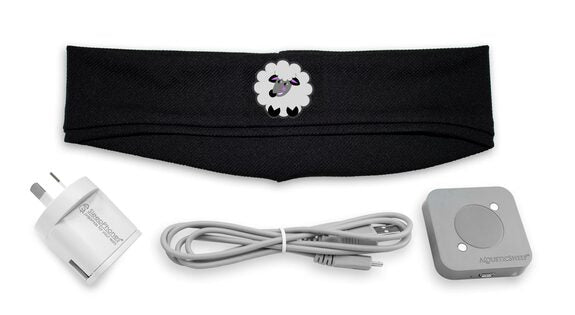 SleepPhones® Effortless™ with Customized "Sleep With Me" Podcast Headband
