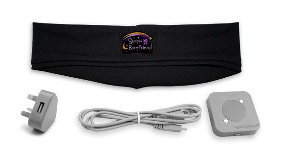 SleepPhones® Effortless™ with Customized "Sleep With Me" Podcast Headband