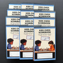 Kids Chess Scorebook 12 spiral-bound books