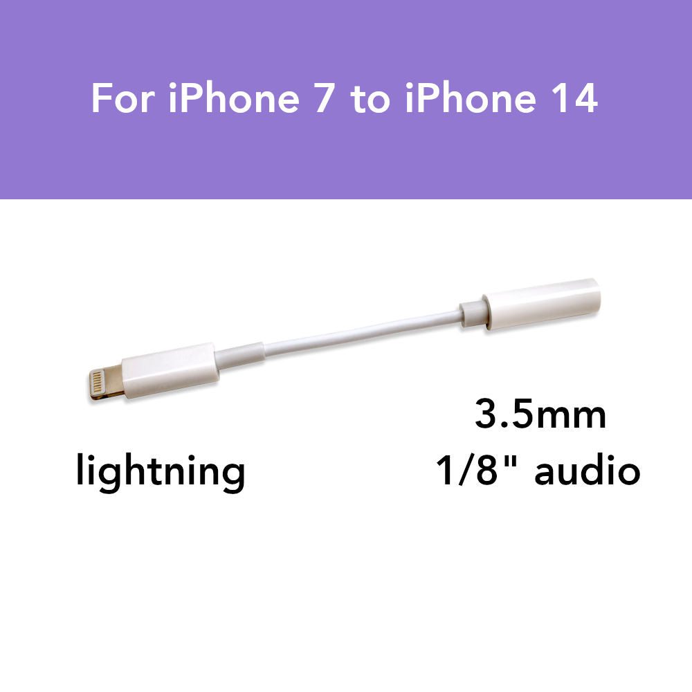 Adaptateur prise casque - Apple (3,5 mm vers Lightning)