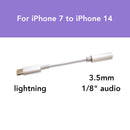 Adaptateur prise casque - Apple (3,5 mm vers Lightning)