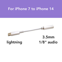 Adaptateur prise casque - Apple (3,5 mm vers Lightning)