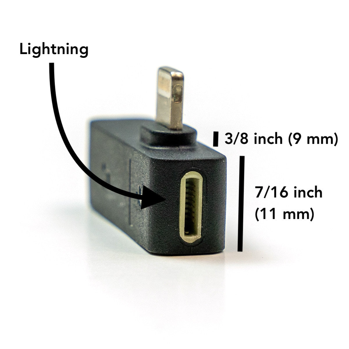 Lightning adapter to lightning charging and 3.5mm audio