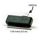 Lightning adapter to lightning charging and 3.5mm audio