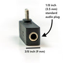 Lightning adapter to lightning charging and 3.5mm audio