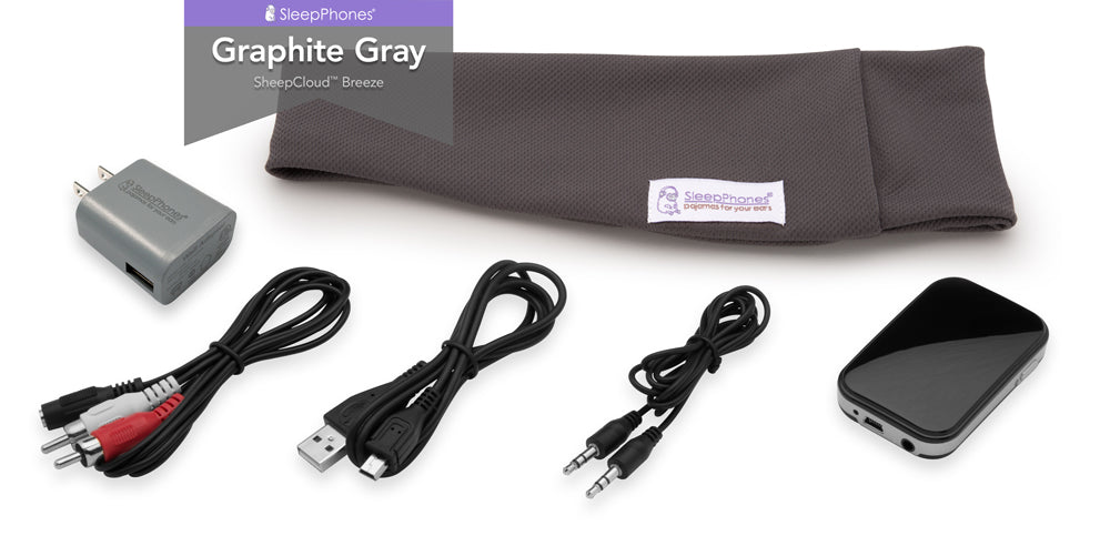 Graphite Gray (Breeze Fabric) / Medium / US USB Wall Plug