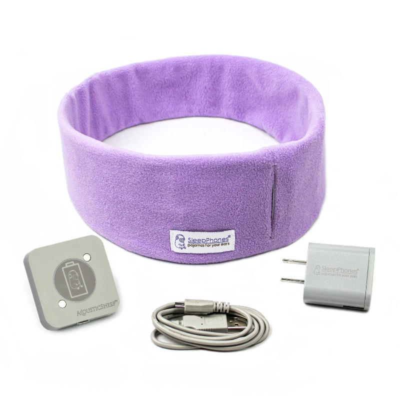 Quiet Lavender (Fleece Fabric) / Medium / US USB Wall Plug