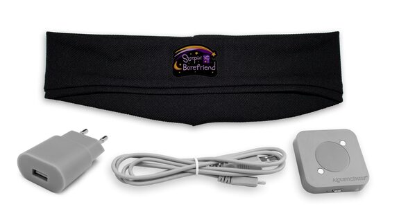 SleepPhones® Effortless™ with Customized "Sleep With Me" Podcast Headband