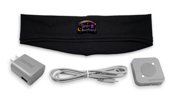 SleepPhones® Effortless™ with Customized "Sleep With Me" Podcast Headband